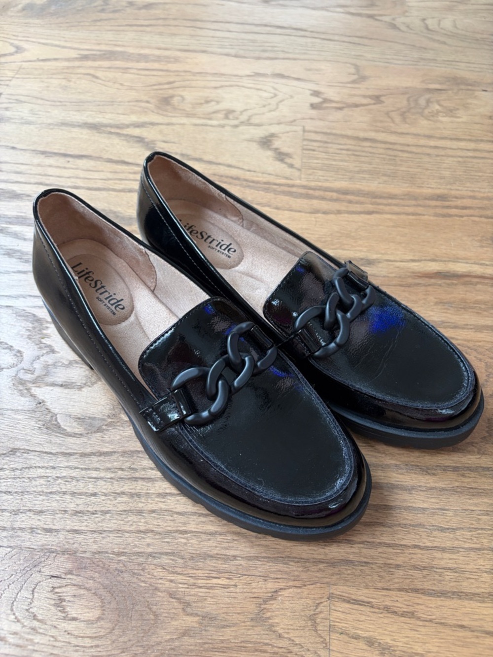 LifeStride Black Patent London 2 Loafers